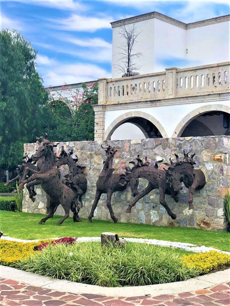 Hotel Hacienda Santa Fe Гуанахуато Экстерьер фото